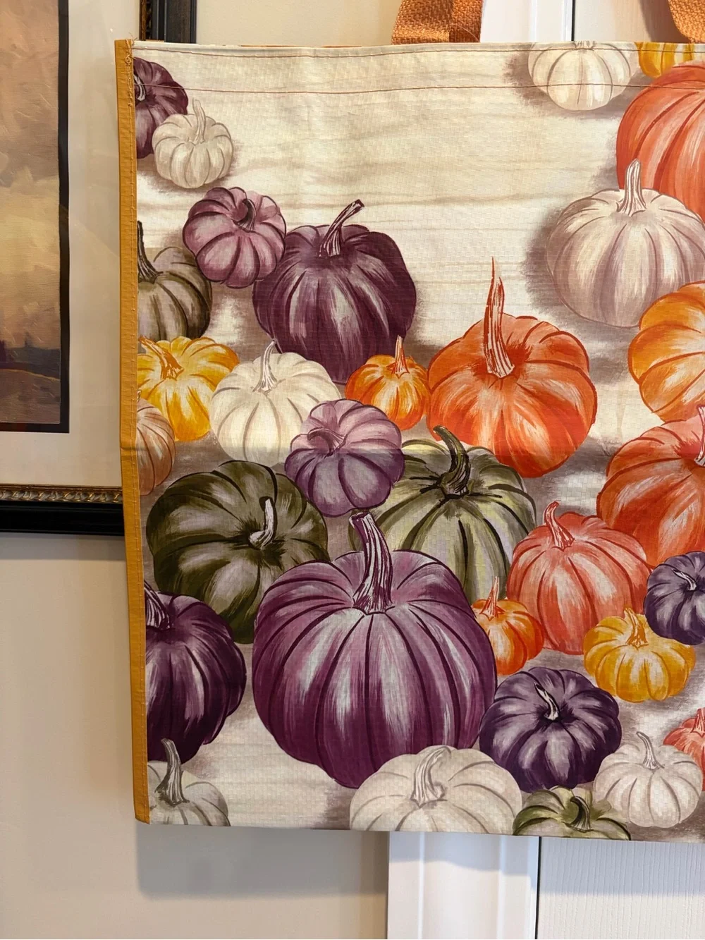 Marshalls/ TJ Maxx Pumpkin Print Reusable Tote Bag 🎃🛍️